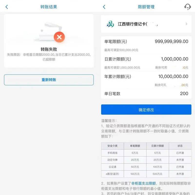 卡在千元轉賬限額里的人：銀行未提前通知，急用錢時轉賬難