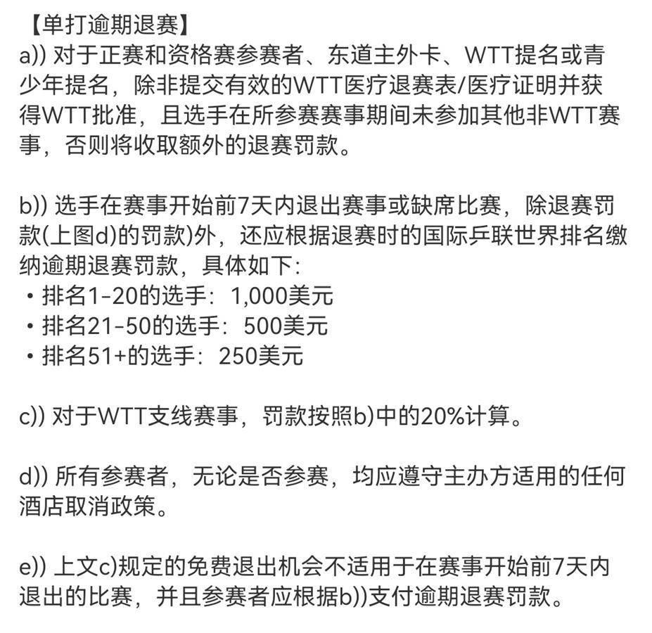 “交不起罰款”，樊振東宣布退出國際排名但不退役，“繼續(xù)參與更多不同的賽場”