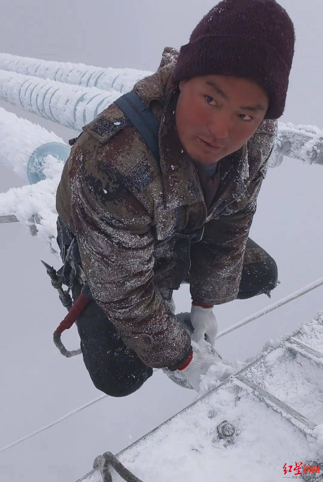 雪天在特高壓線上高空作業(yè)引關(guān)注 對話涼山小伙：努力掙錢為兒治病，因為我是他的父親